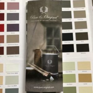 Pure & Original Farbkarte für Kalk- und Kreidefarben
